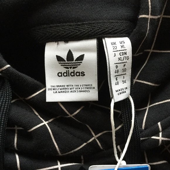 ADIDAS ORIGINALS CLRDO Windowpane Logo Hoodie - Picture 5 of 8